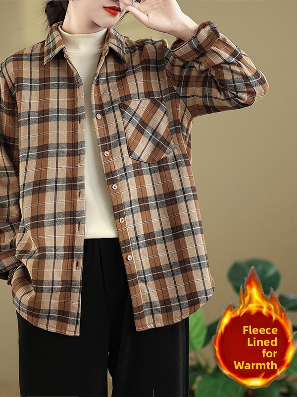 Flannel Shirt Lined - Camicia a maniche lunghe in flanella
