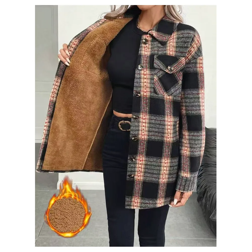 Flannel Shirt Lined - Cappotto a maniche lunghe in flanella