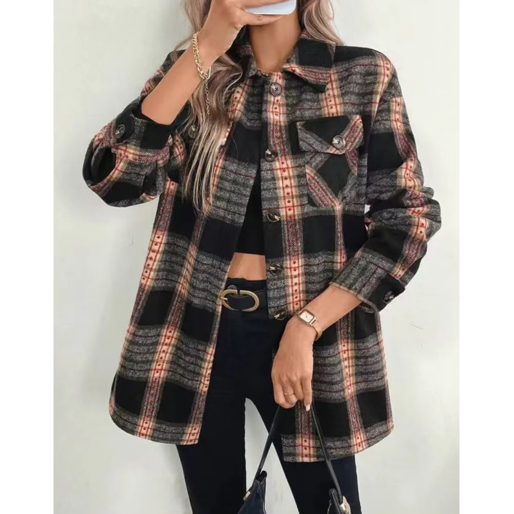 Cappotto a maniche lunghe in f - Flannel Shirt Lined recensione e prezzo