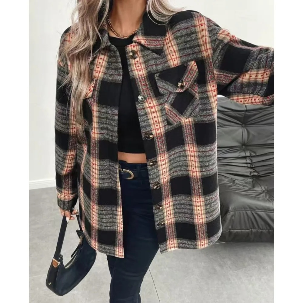 Cappotto a maniche lunghe in f - Flannel Shirt Lined recensione e prezzo